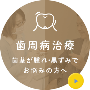 歯周病治療 歯茎が腫れ・黒ずみでお悩みの方へ